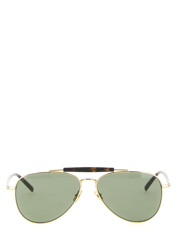 Saint Laurent SA333835BM Metal frame sunglasses in gold