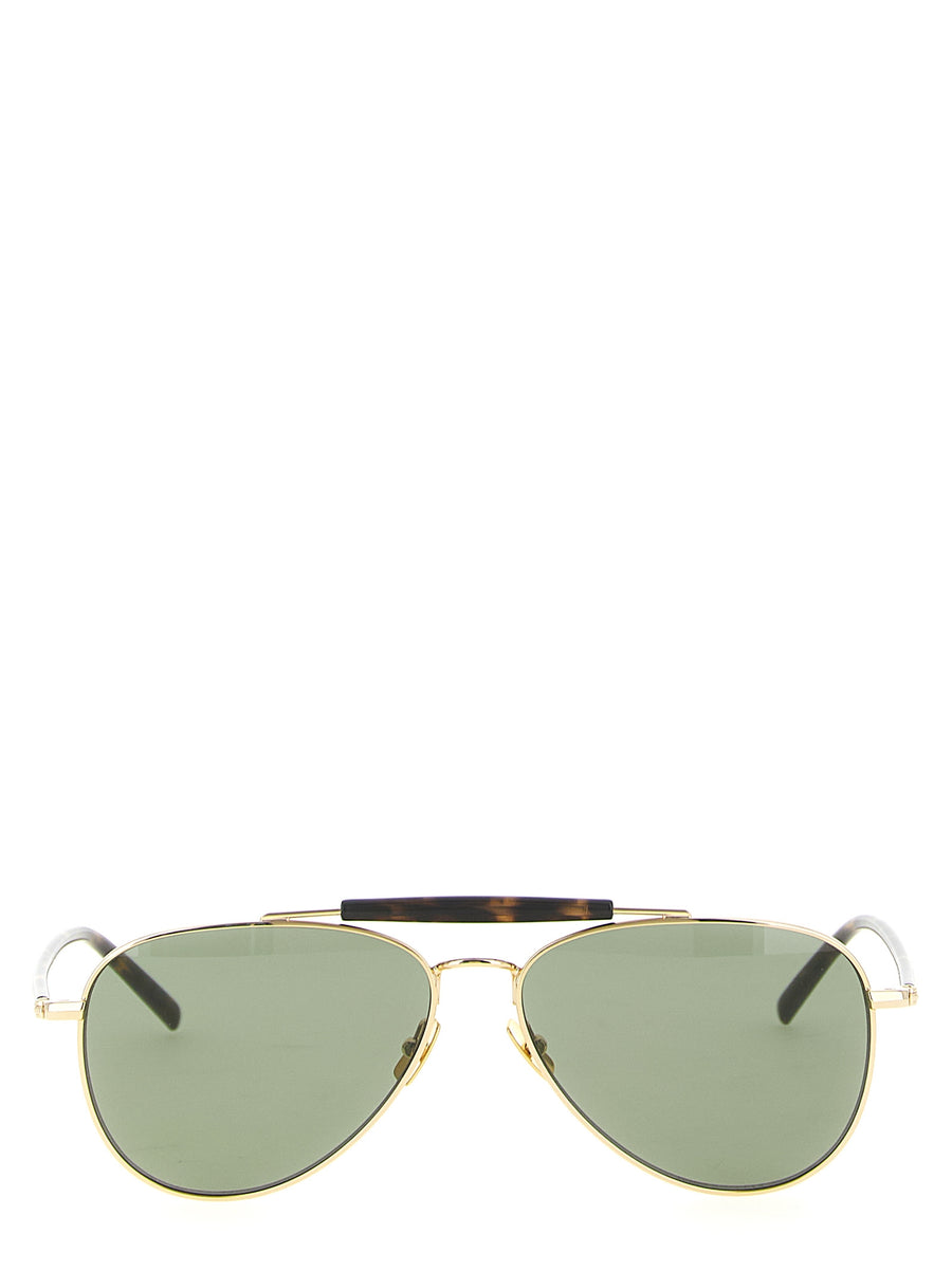 Saint Laurent SA333835BM Metal frame sunglasses in gold