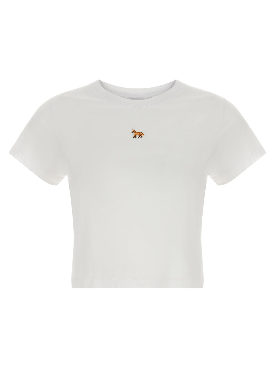 Maison Kitsuné 100% Cotton t-shirt in white