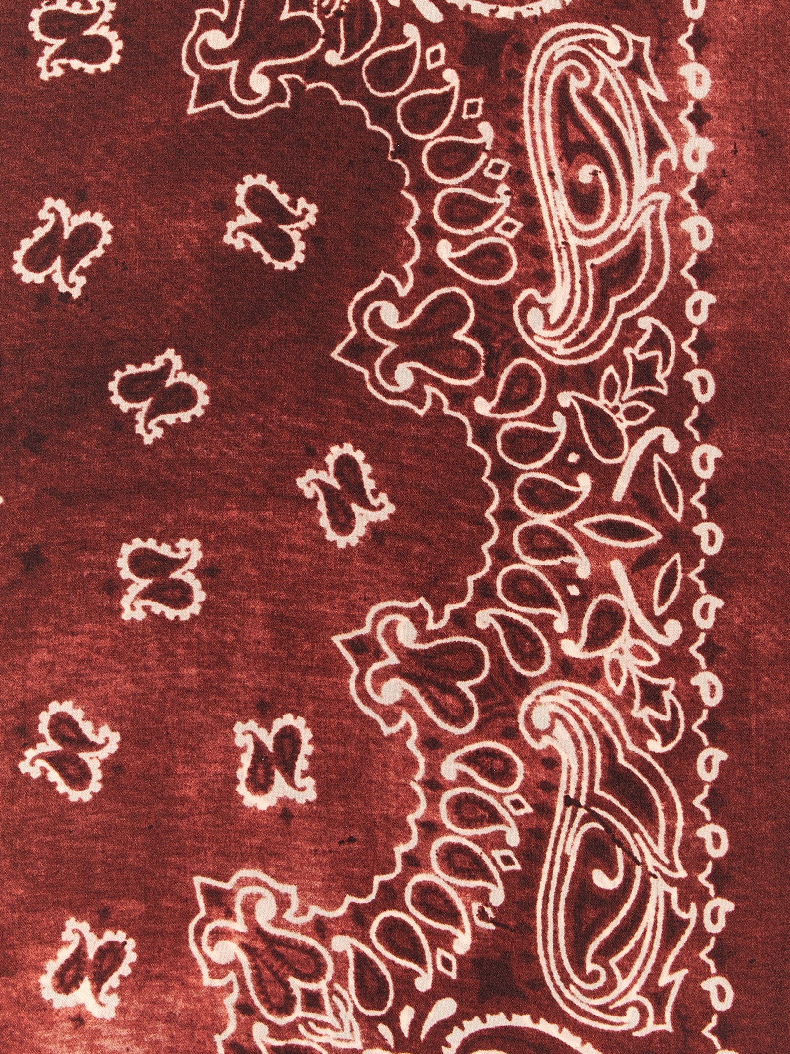 Golden Goose 100% Silk scarf in bordeaux — view 3