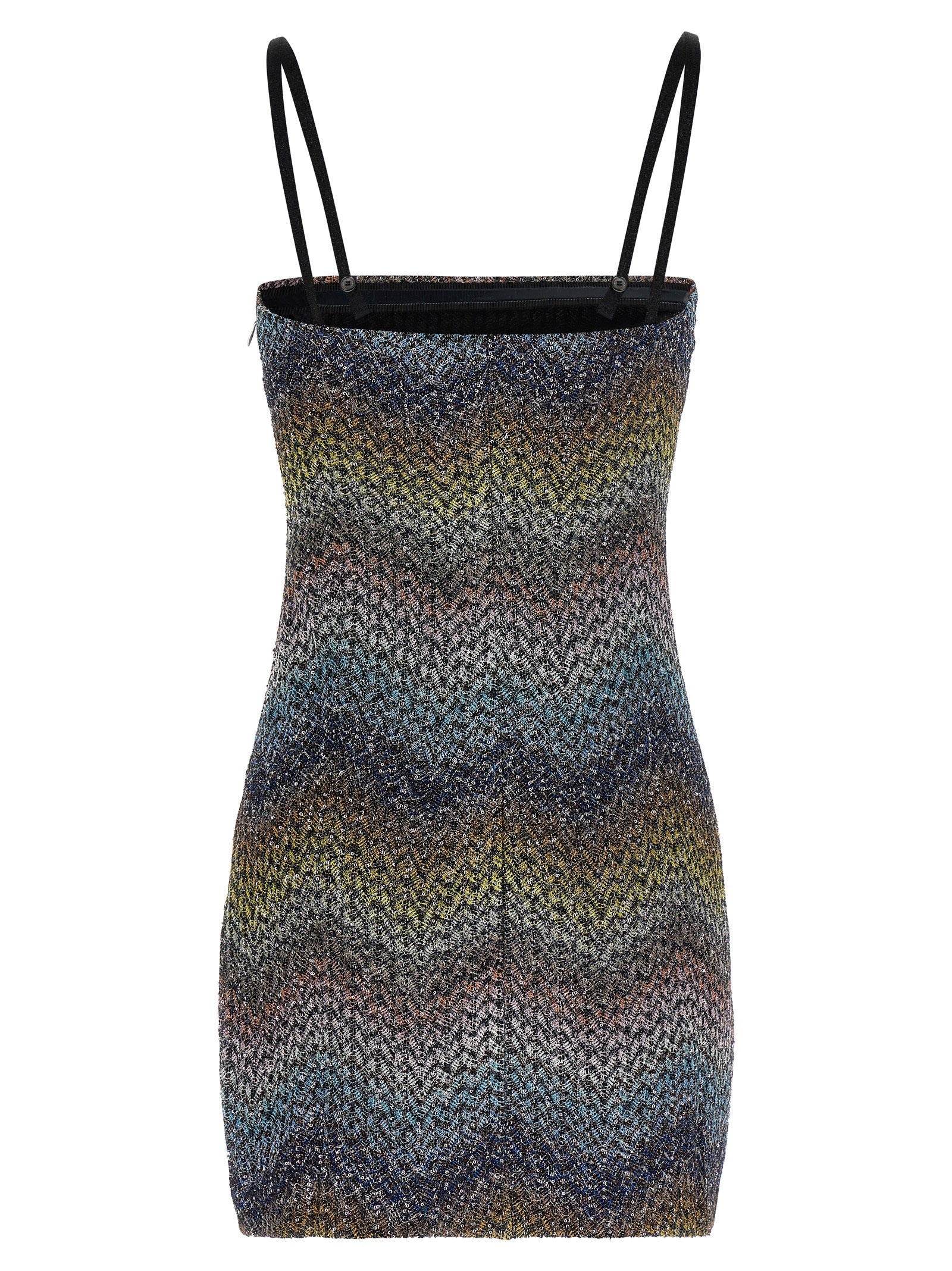 Missoni 66% Viscose mini dress in multicolor — view 2