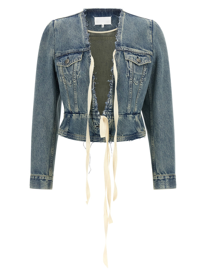 Maison Margiela 100% Cotton jacket in blue