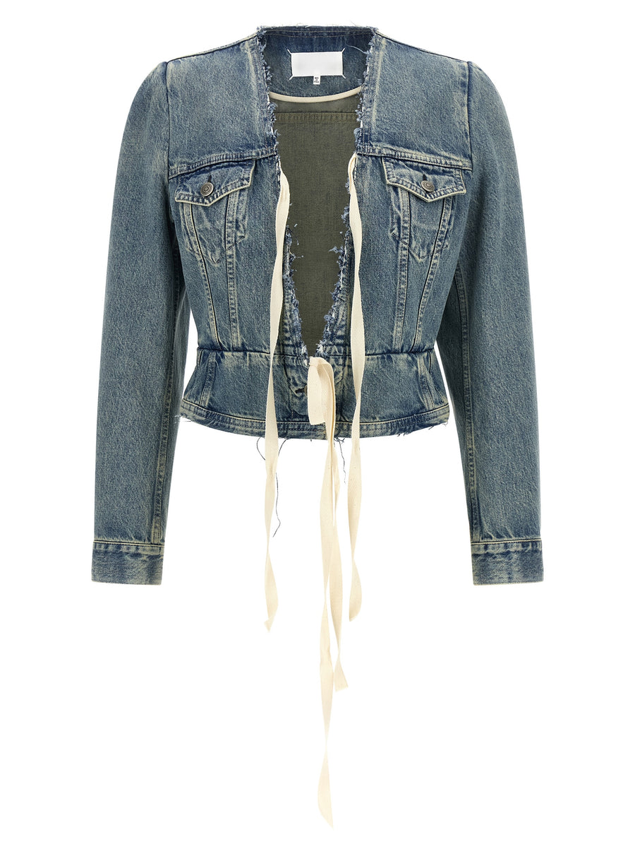 Maison Margiela 100% Cotton jacket in blue