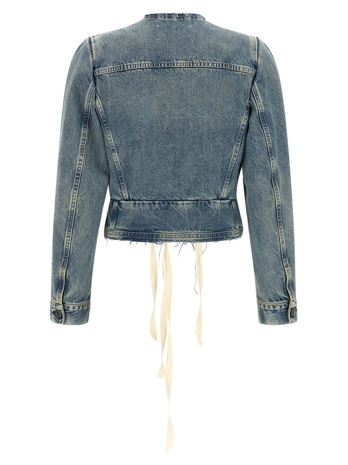 Maison Margiela 100% Cotton jacket in blue — view 2