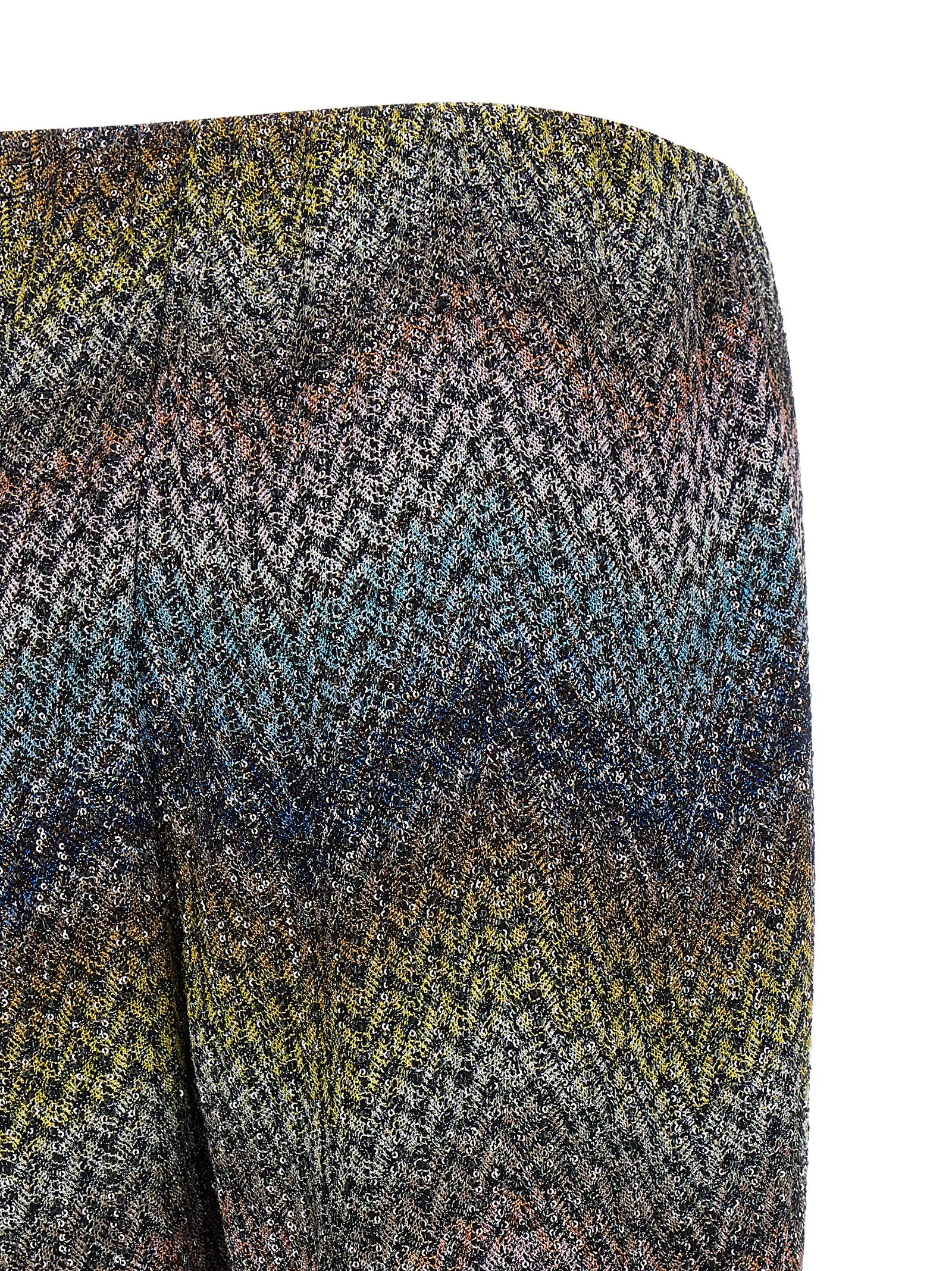 Missoni Viscose 66% trousers in multicolor — view 4
