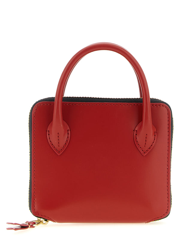 Comme des Garçons 100% cowhide wallet in red