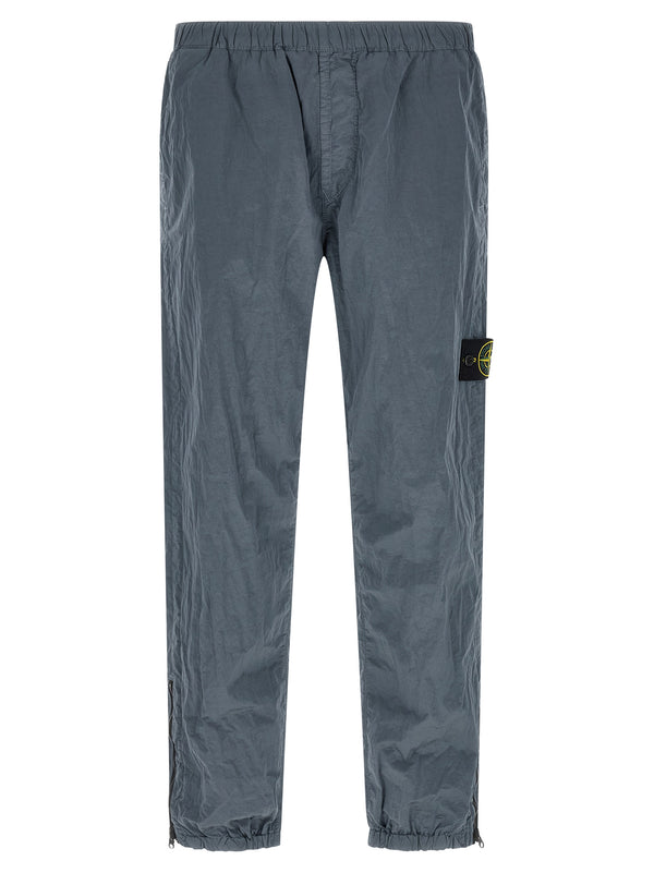 Stone Island 100% polyamide fibers joggers in blue
