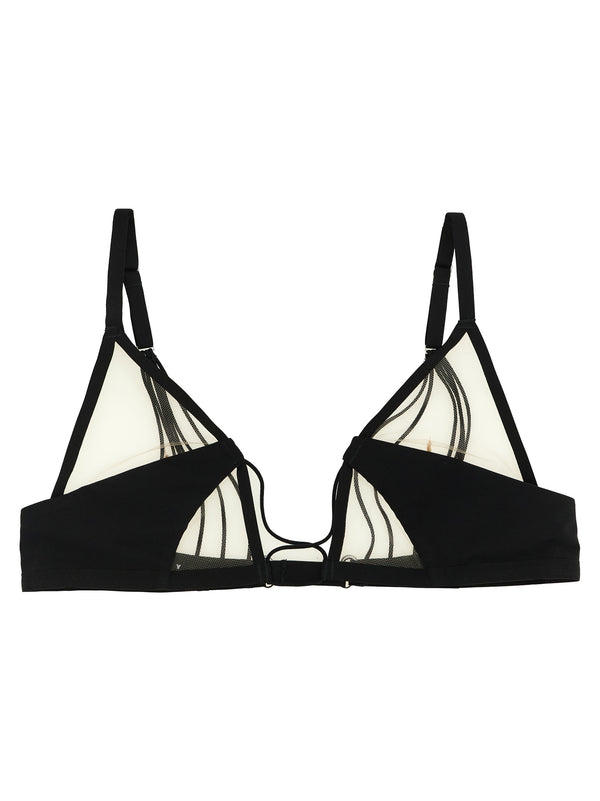 Rick Owens 79% nylon bra top in black