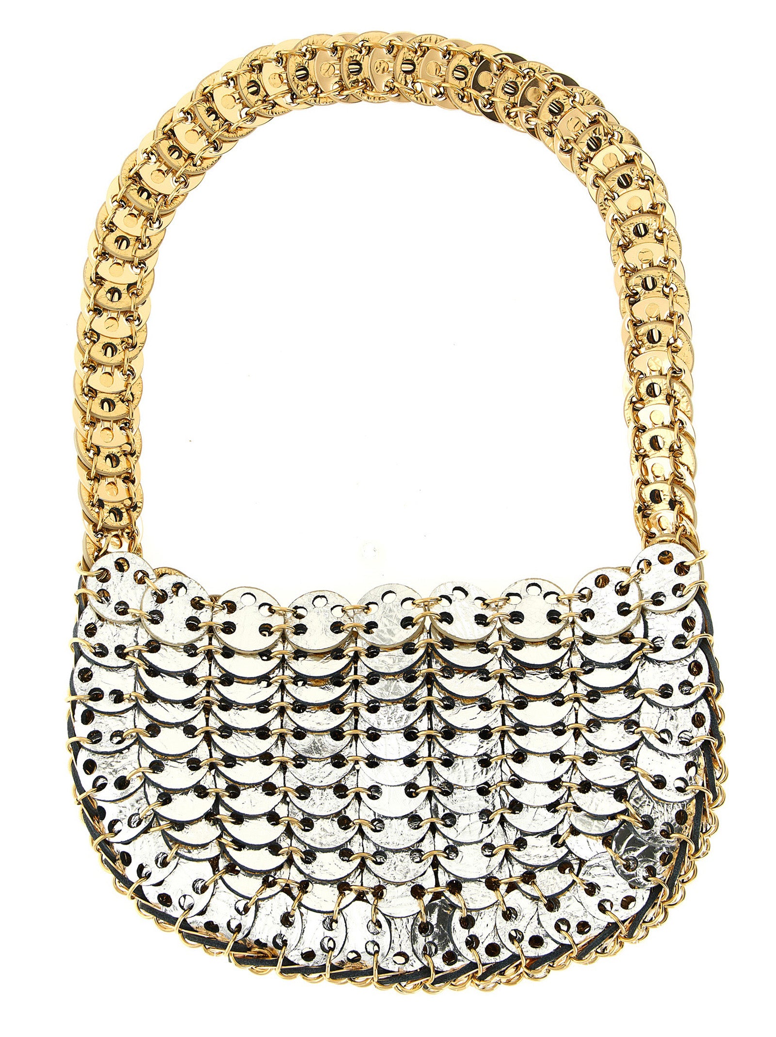Multicolor Calfskin Shoulder Bag
