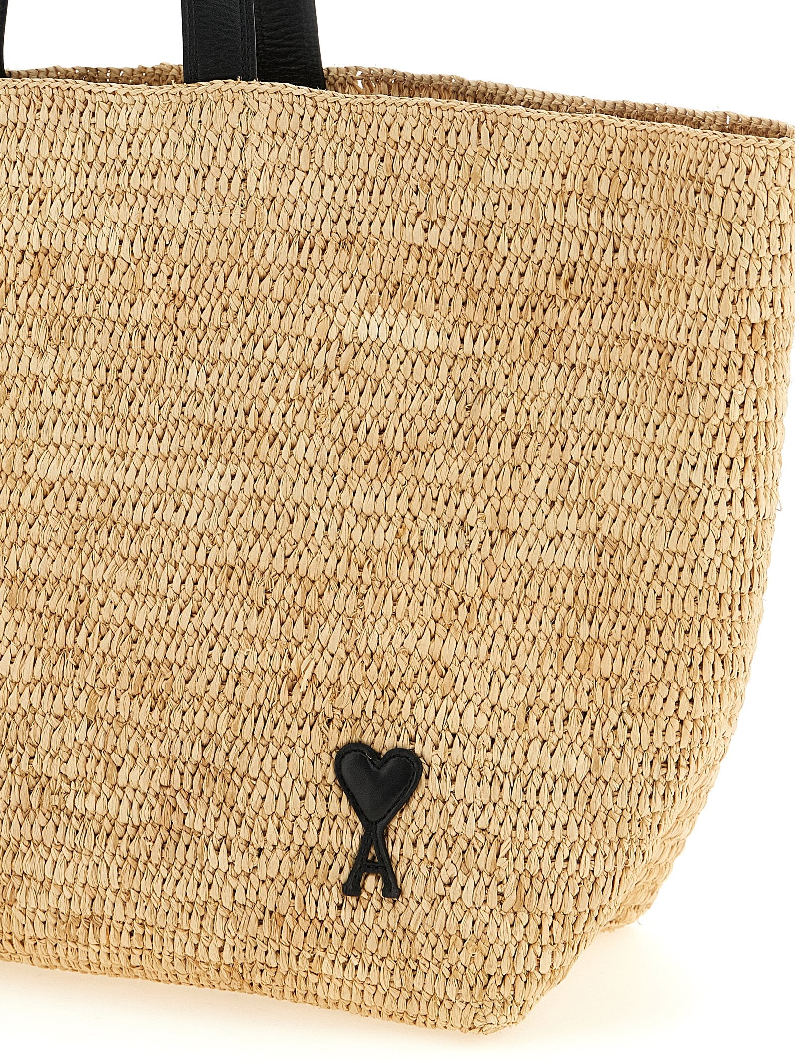 Beige Calfskin Tote Bag