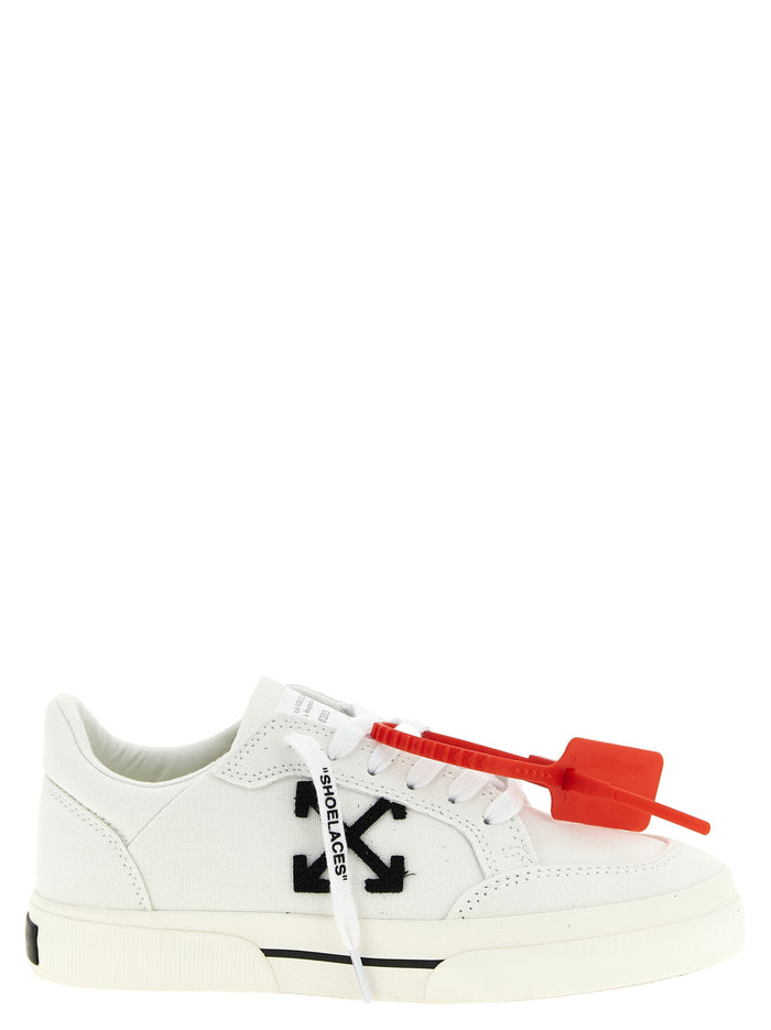 Off-White 95% Cotton sneaker in white