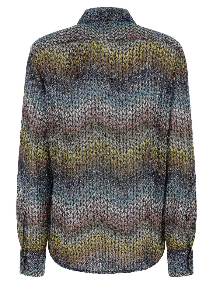 Missoni 66% Viscose blouse in multicolor — view 2