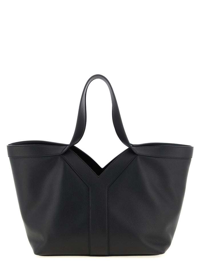 Black Calfskin Tote Bag