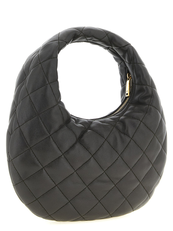 Brown Lamb Leather Handbag Bag