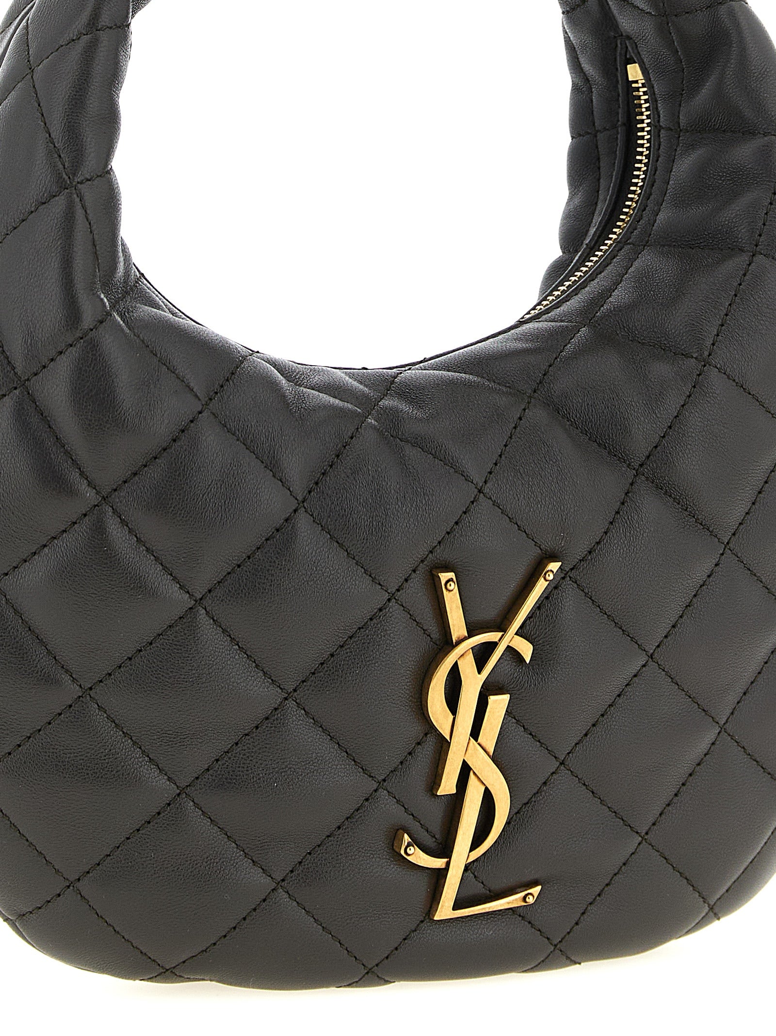 Brown Lamb Leather Handbag Bag
