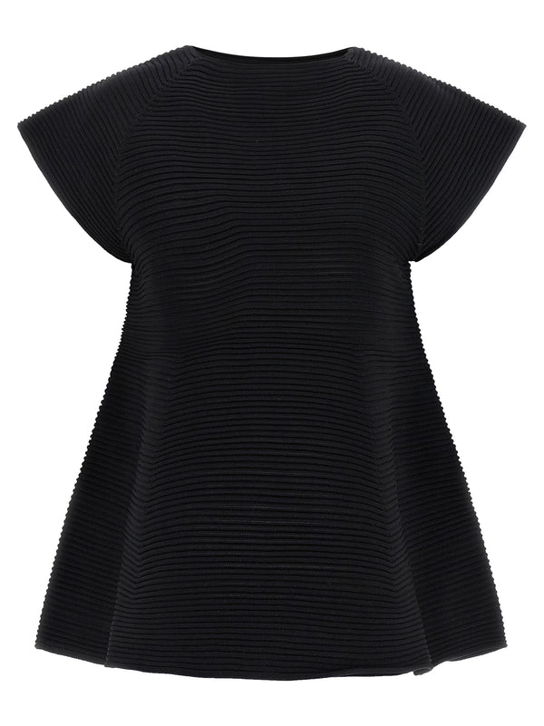 Issey Miyake 48% Polyester dress in black