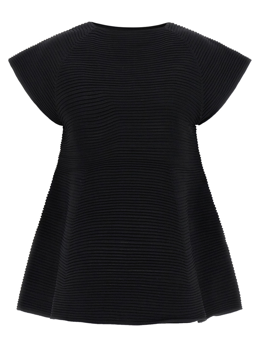 Issey Miyake 48% Polyester dress in black