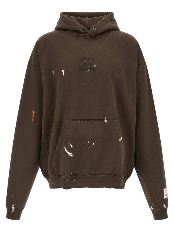 Gallery Dept. 100% cotton hoodie in brown