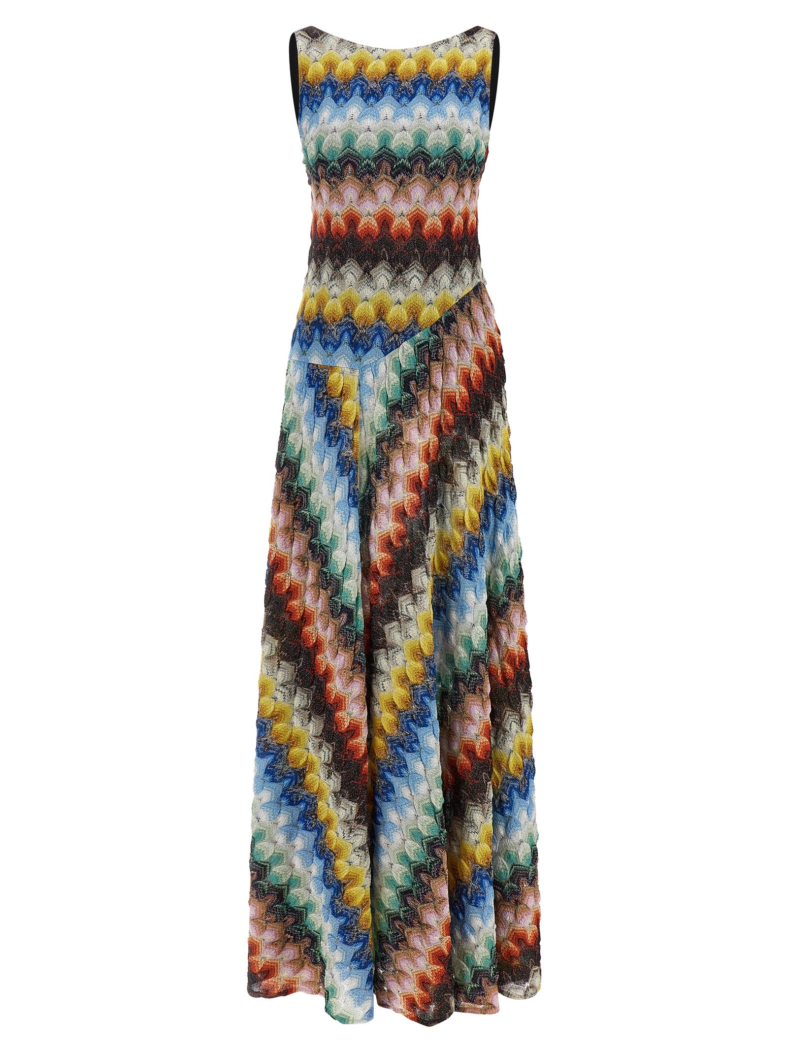 Missoni 85% viscose dress in multicolor