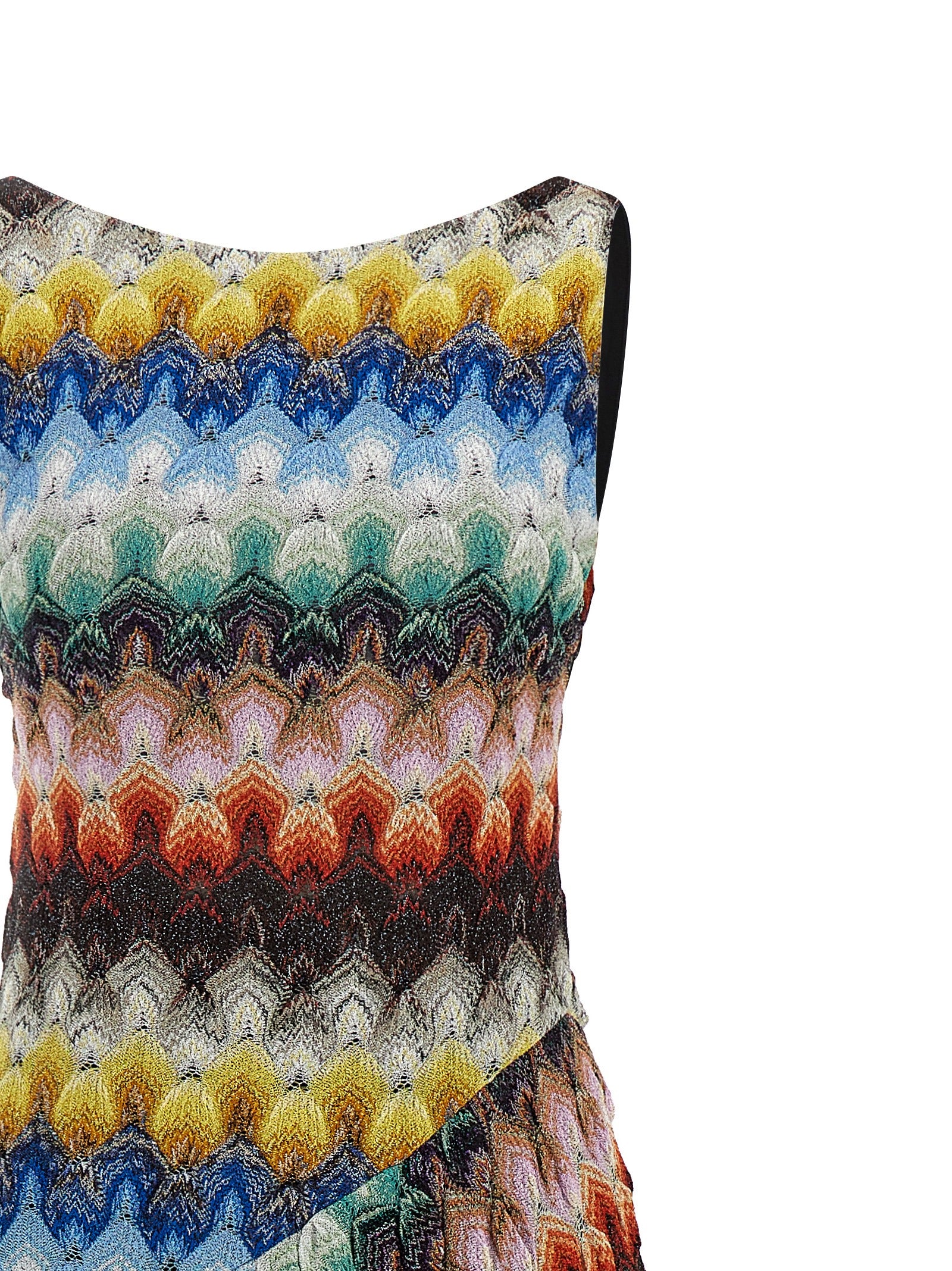 Missoni 85% viscose dress in multicolor — view 3
