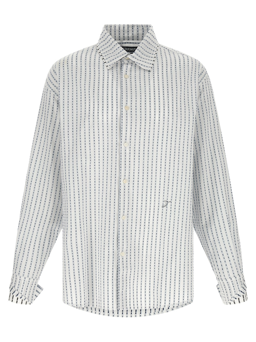 Jacquemus 100% cotton shirt in white