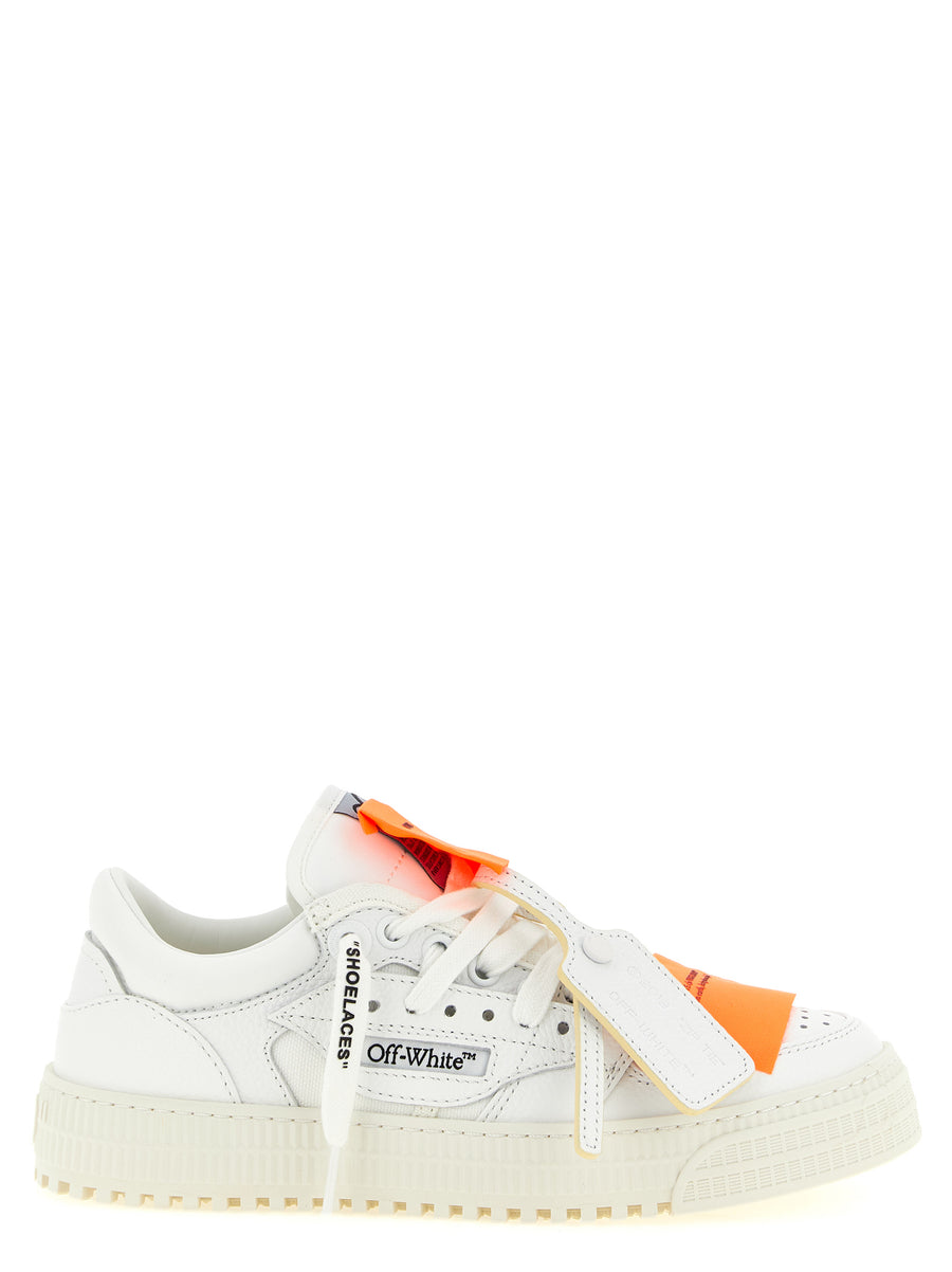 Off-White 66% calf leather sneaker in white