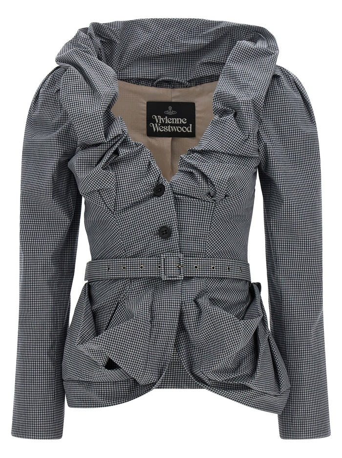 Vivienne Westwood 99% cotton blazer in gray