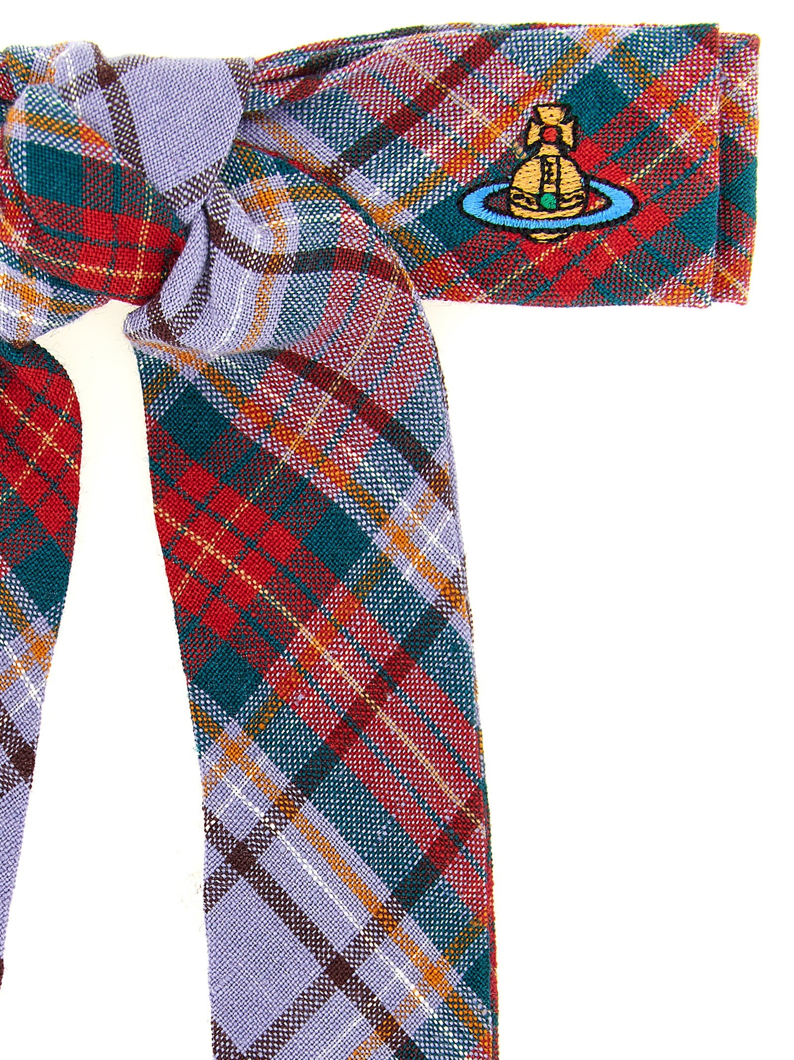Vivienne Westwood 100% linen hair clip in multicolor — view 3