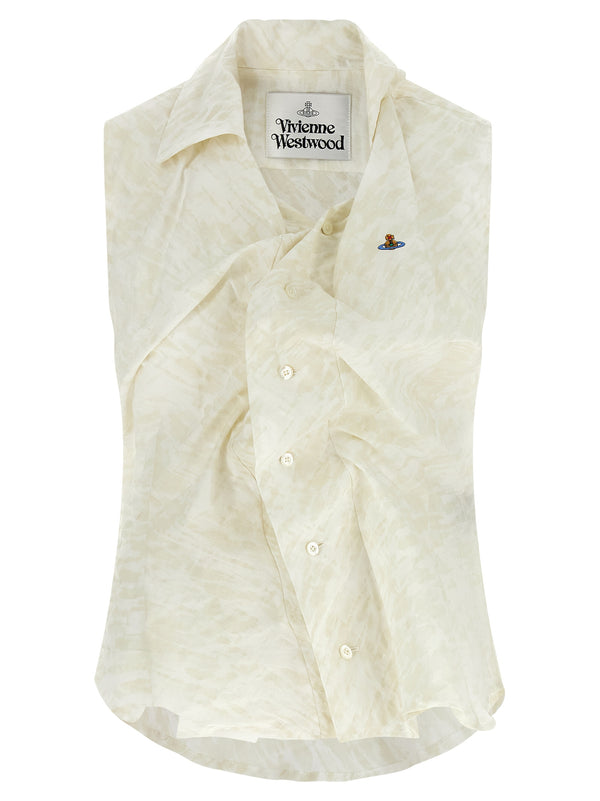 Vivienne Westwood 100% Cotton blouse in beige