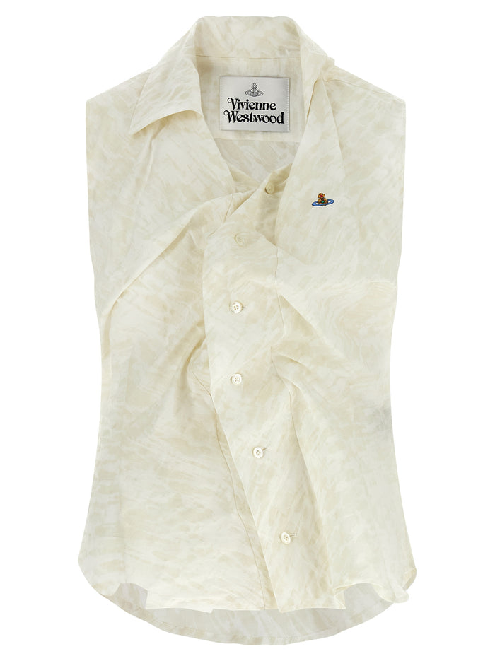 Vivienne Westwood 100% Cotton blouse in beige