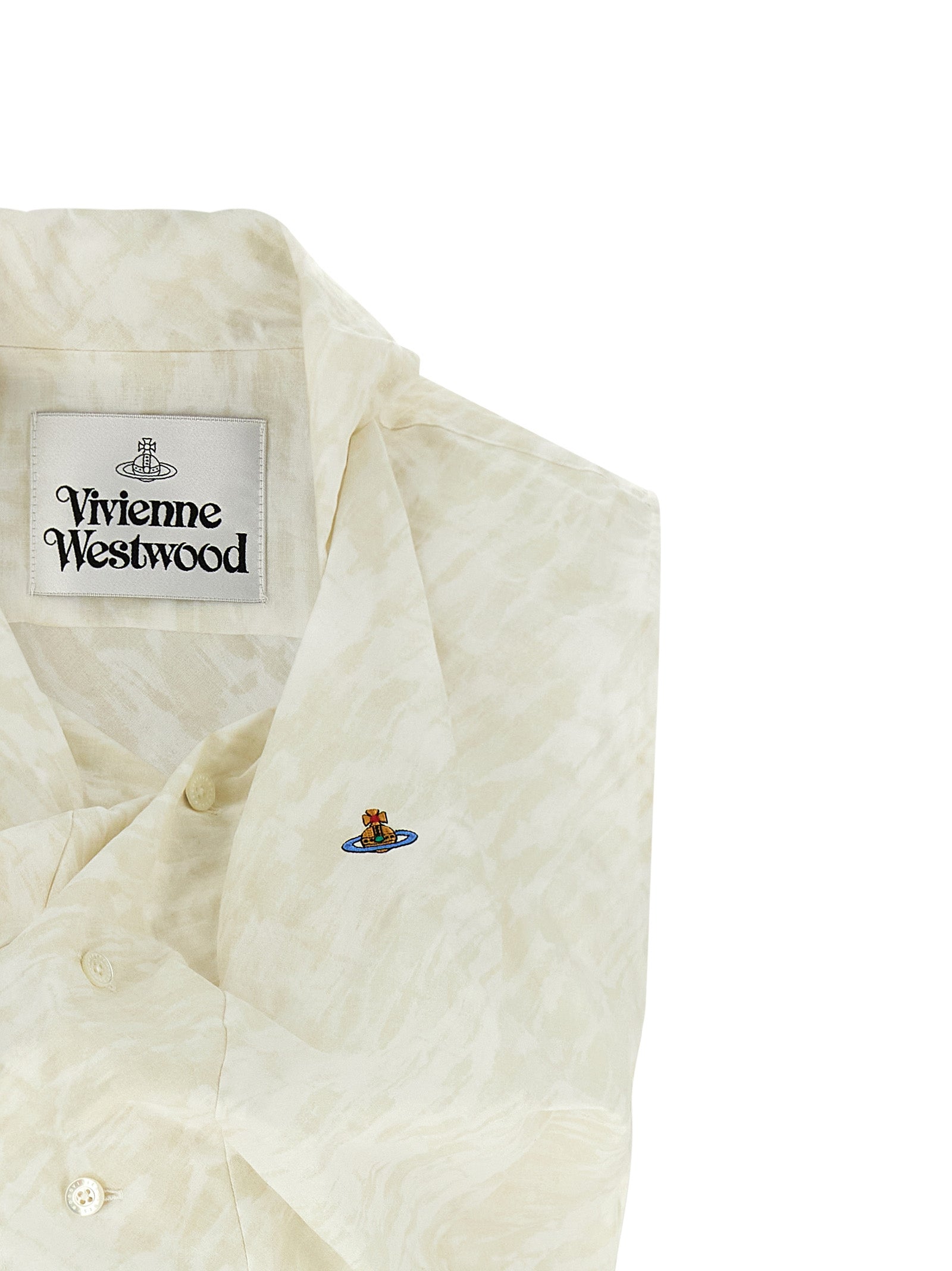 Vivienne Westwood 100% Cotton blouse in beige — view 3
