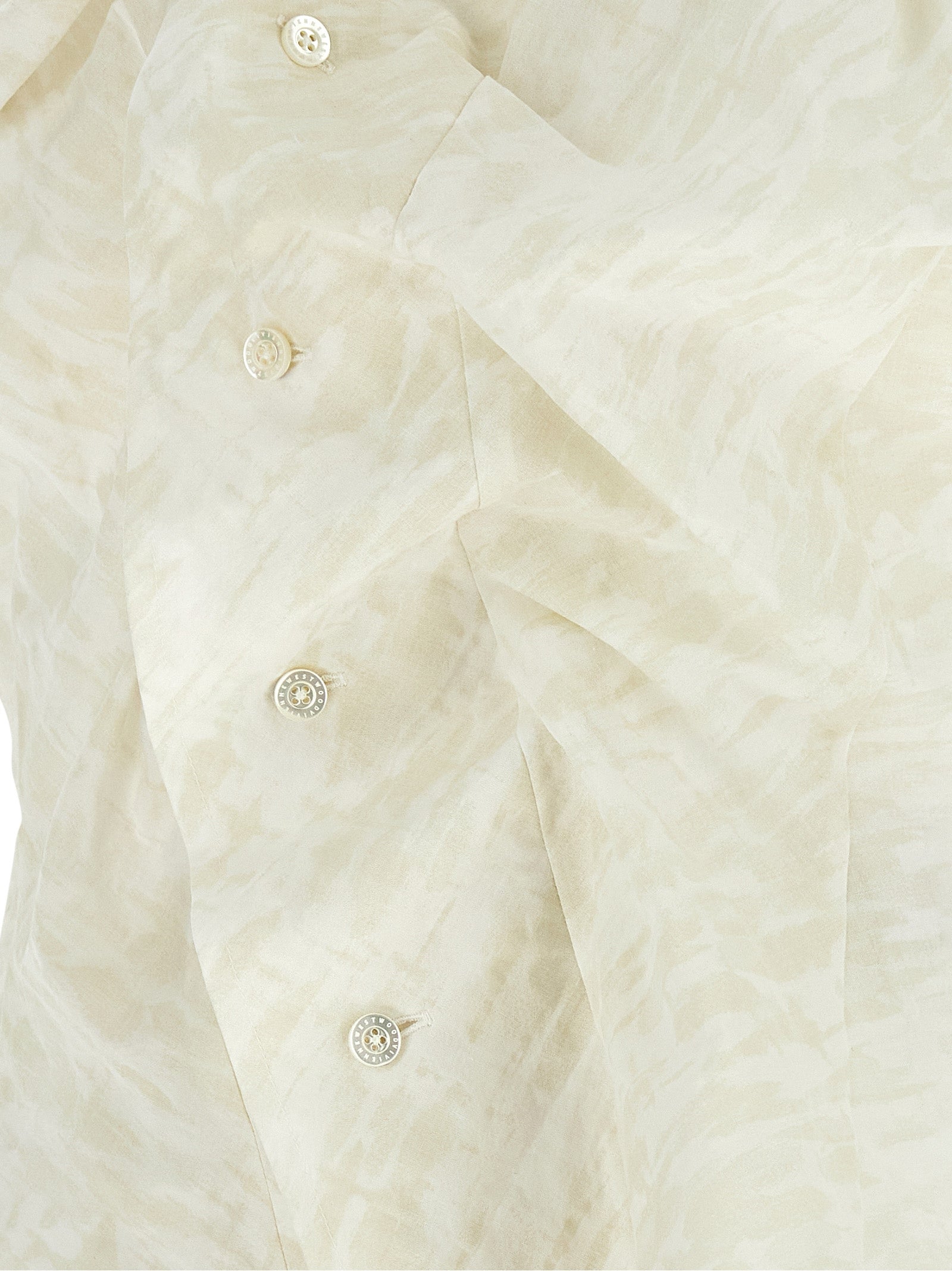 Vivienne Westwood 100% Cotton blouse in beige — view 4