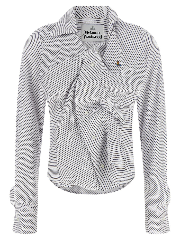 Vivienne Westwood 87% Cotton blouse in white