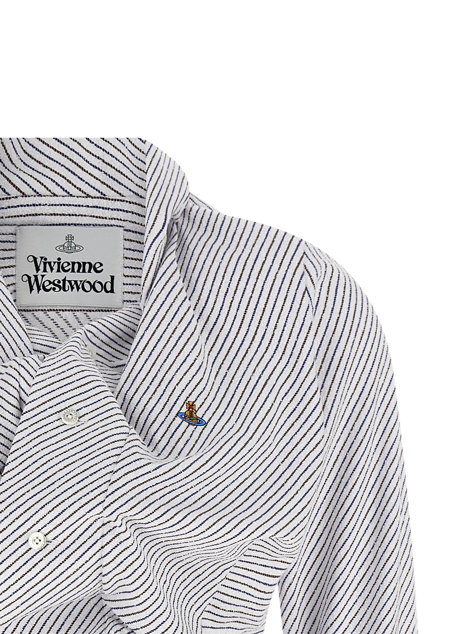 Vivienne Westwood 87% Cotton blouse in white — view 3