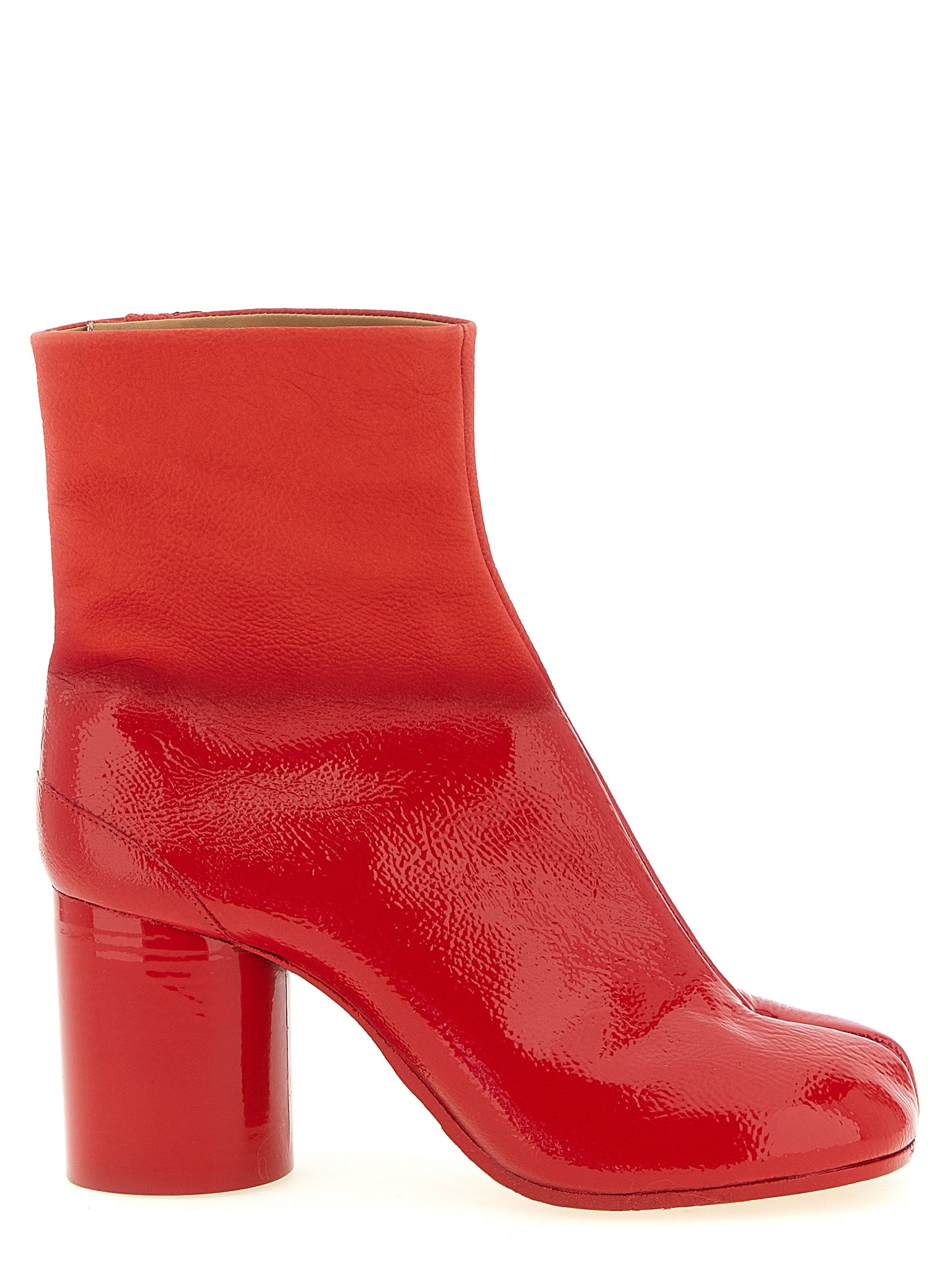 Maison Margiela 100% Bovine Leather boot in red