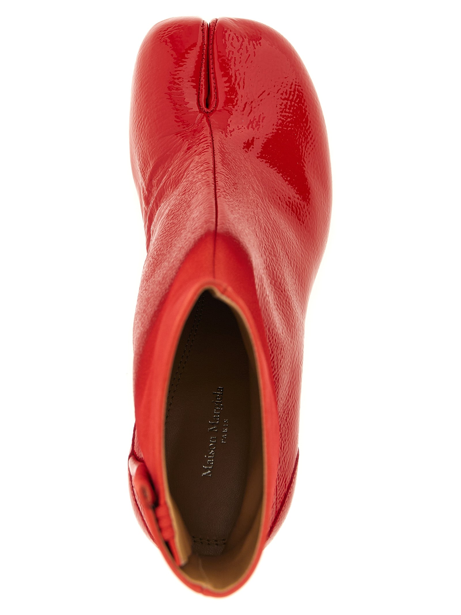 Maison Margiela 100% Bovine Leather boot in red — view 4