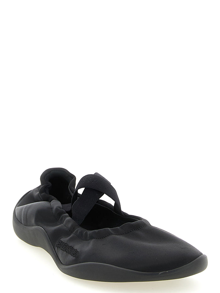 Balenciaga 100% Polyester ballet flat in black — view 2