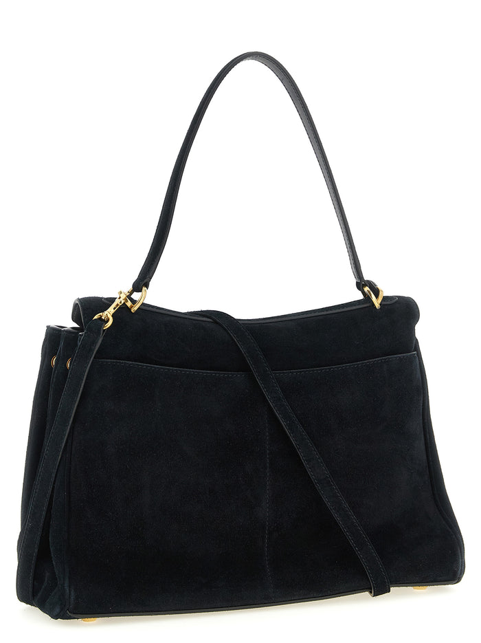 Black Calfskin Handbag Bag
