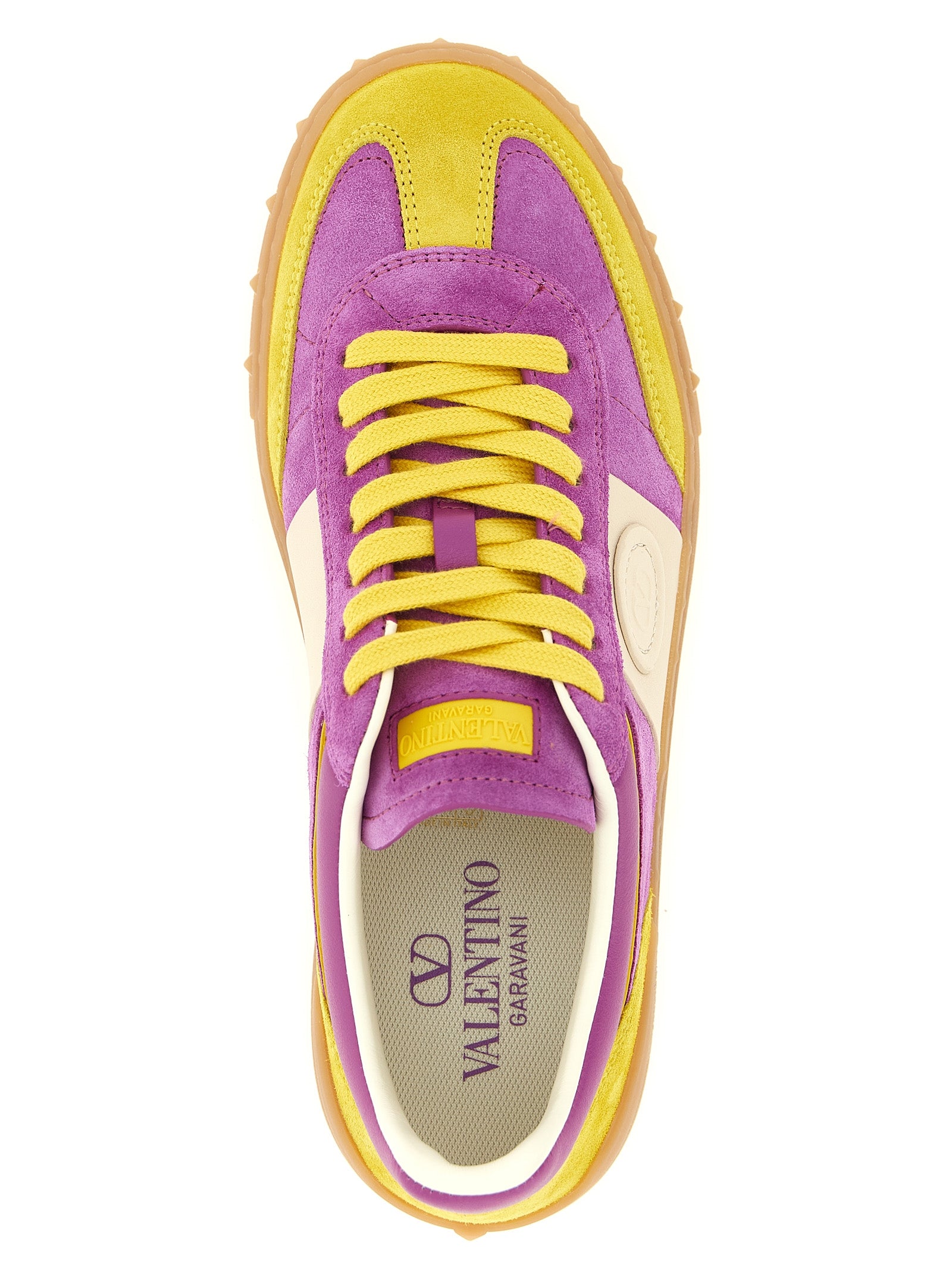 Valentino Garavani 100% calfskin leather sneaker in multicolor — view 4