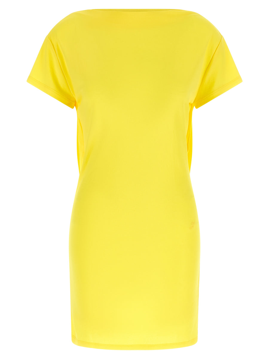 Jacquemus 83% viscose dress in yellow