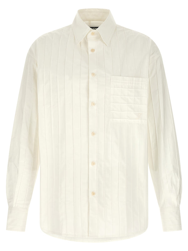 Jacquemus 100% Cotton shirt in white