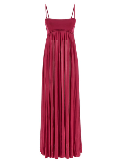 Zimmermann Empire Viscose Dress — Pink