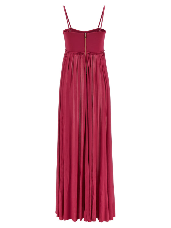 vince lace trim pleated dress Pintuck Pleated A-Line Dress in Dresses & Skirts