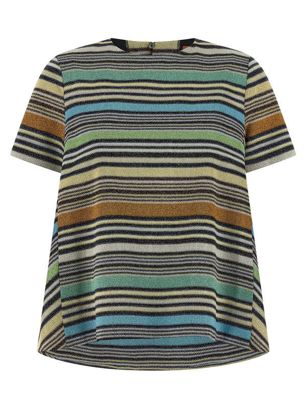 Missoni 83% viscose t-shirt in multicolor