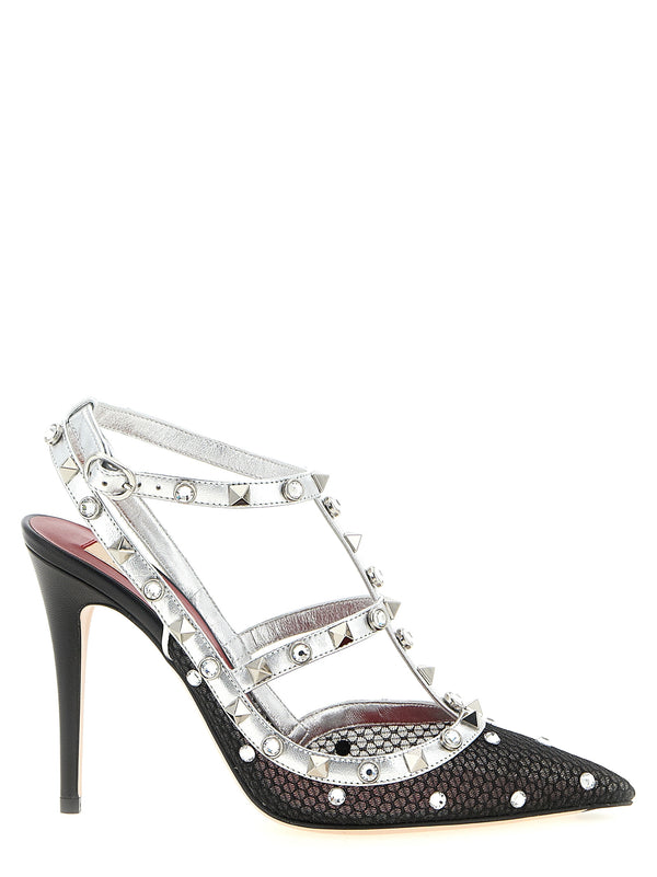 Valentino Garavani 100% polyester pumps in multicolor