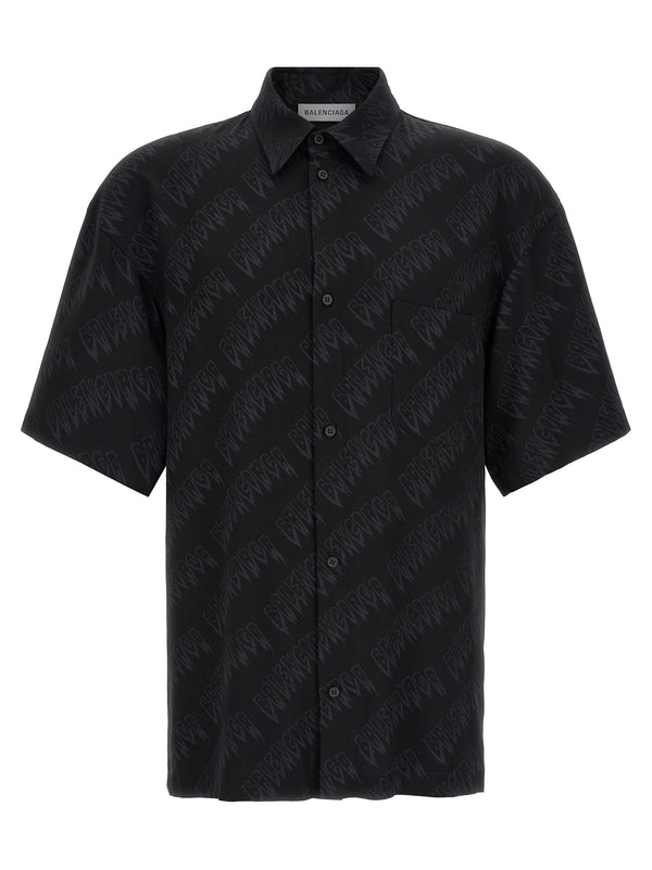 Balenciaga 100% Viscose shirt in black