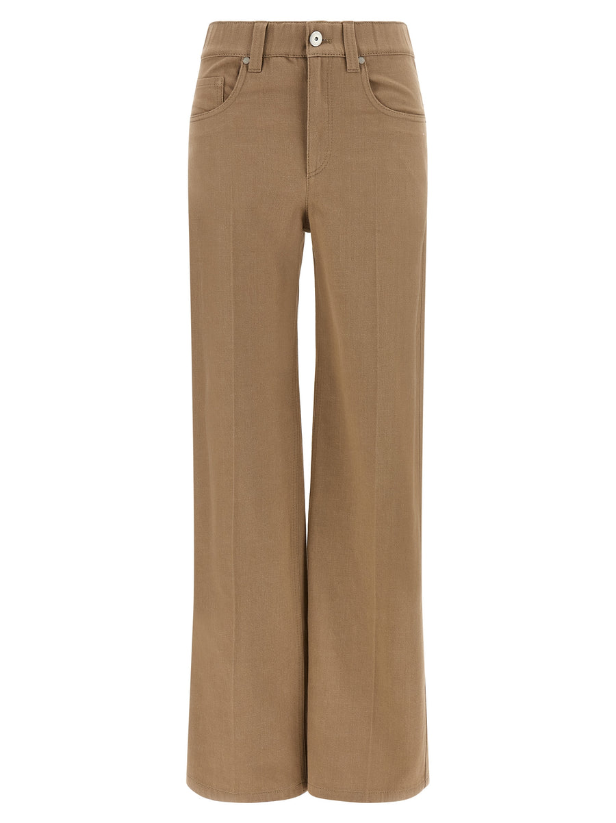 Brunello Cucinelli 100% Cotton jeans in beige