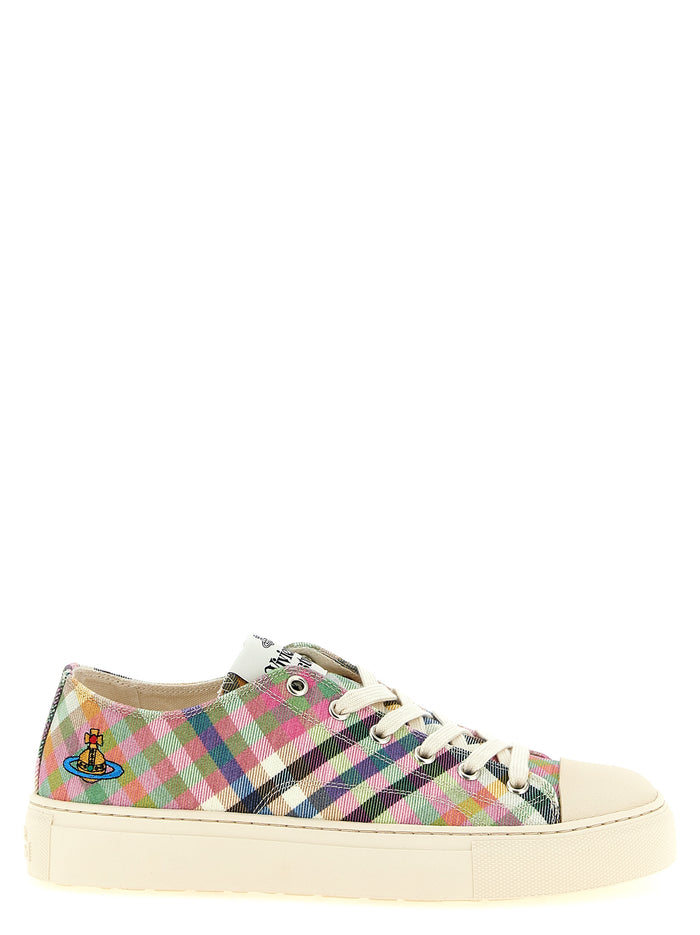 Vivienne Westwood 100% Cotton canvas sneaker in multicolor