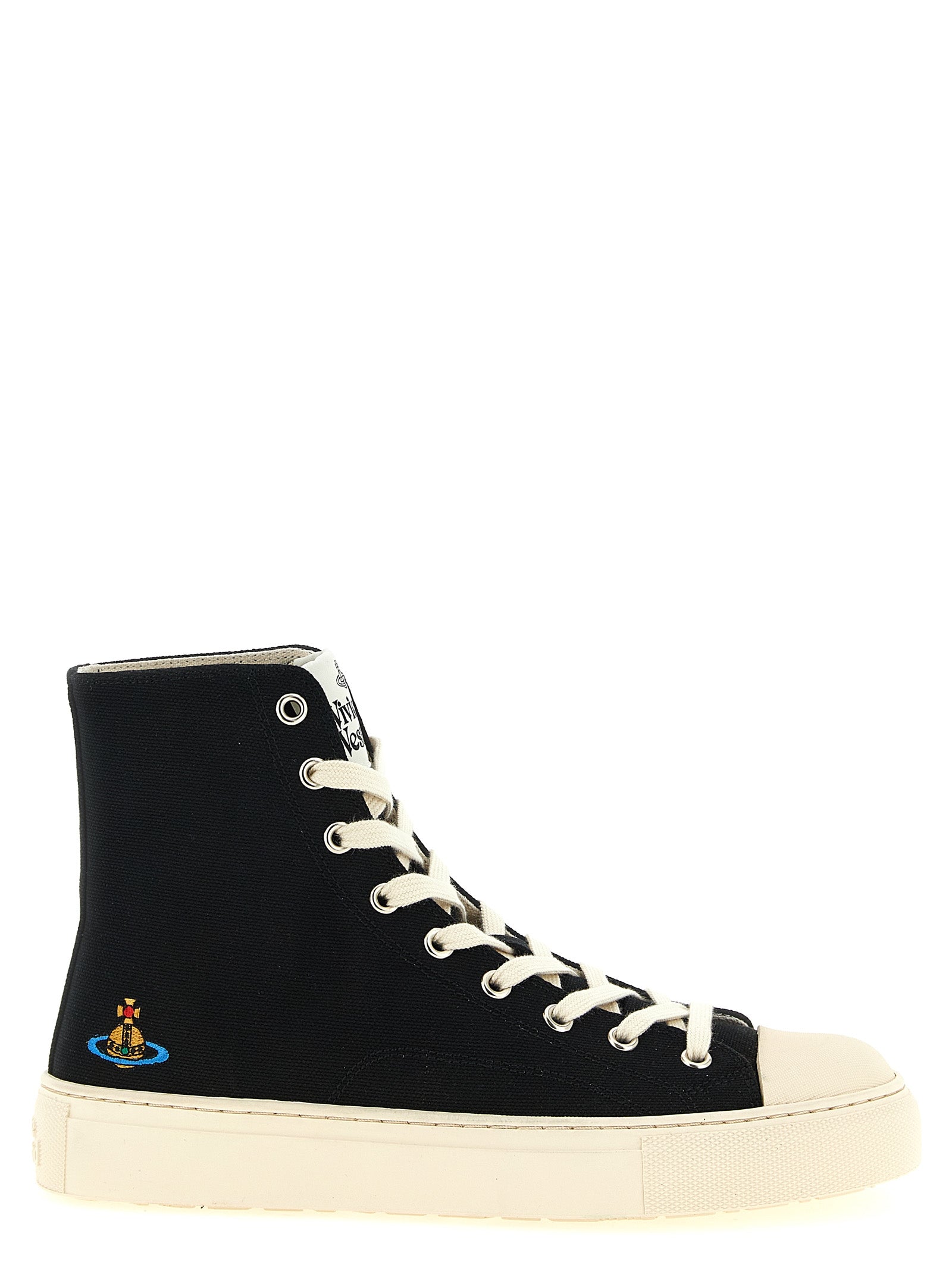 Vivienne Westwood 100% cotton sneaker in black