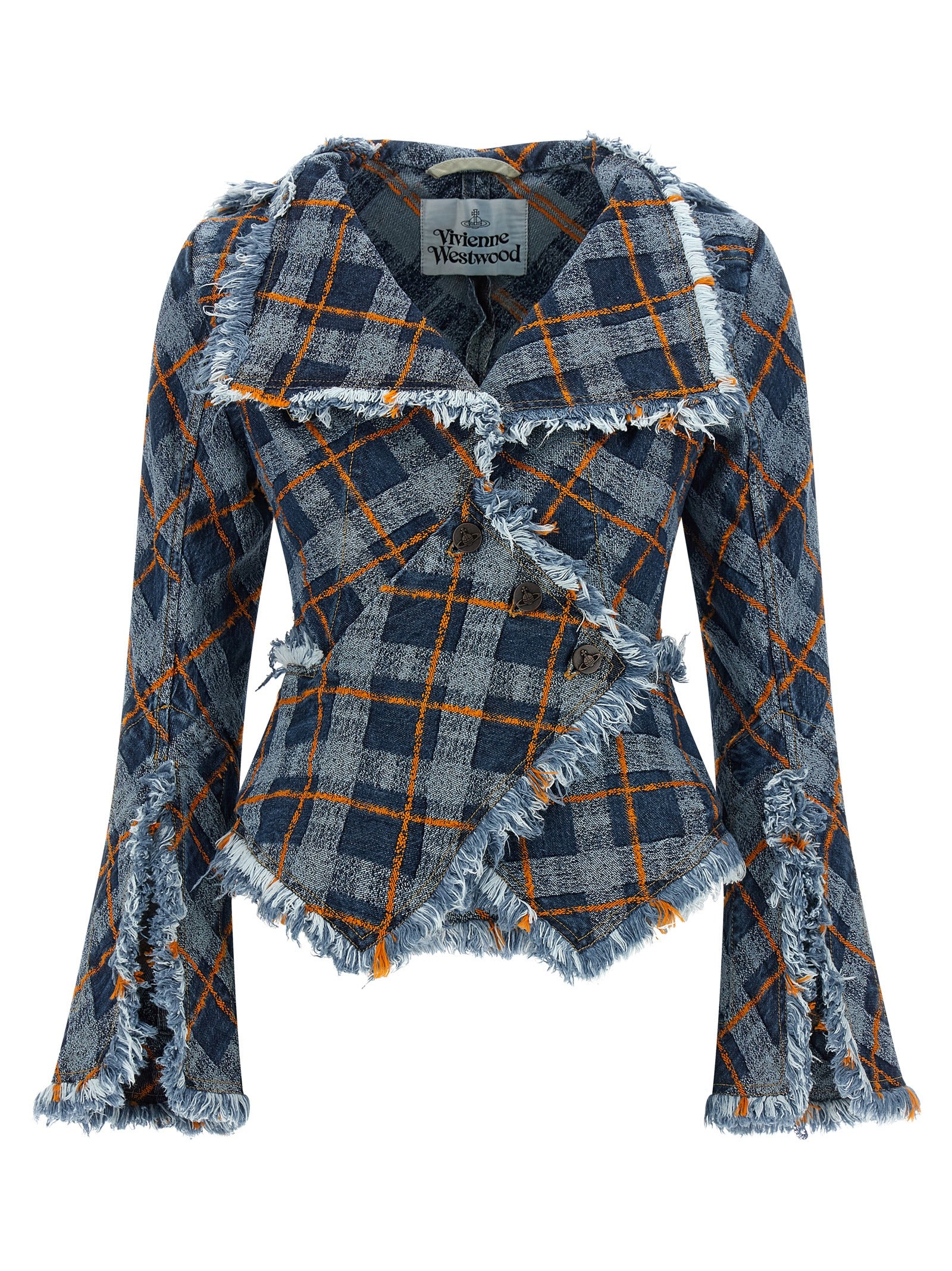 Vivienne Westwood 96% cotton blazer in blue